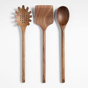 New! Crate&Barrel Walnut Boxed Tools, Set of 3